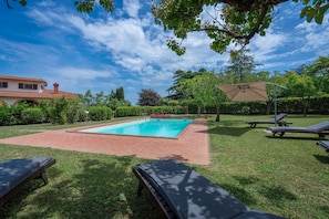 Autumn, Garden, Pool, Spring, Summer