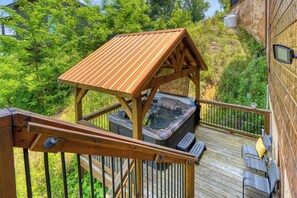 Hot tub area.