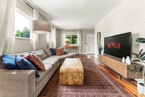 Plenty of room to relax, gather, and hang out together