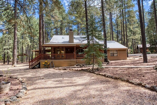 Front View with U Shaped Driveway