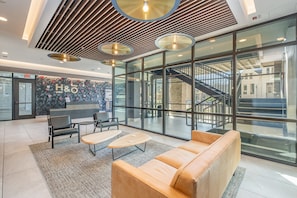Communal Area: Discover the H&O lobby, where modern design meets inviting seating, creating a stylish and welcoming first impression.