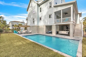 Soak up the sun or make a splash in the sparkling private pool