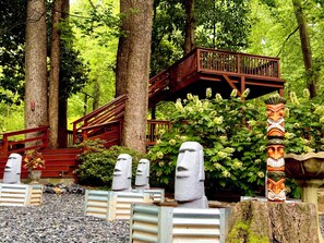 Your own private jungle hideaway-complete with multi-level deck.