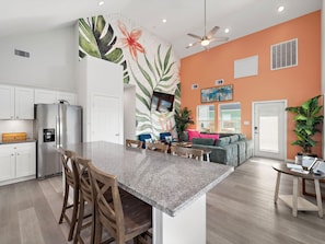 Tropical vibes, space to gather… and somewhere in this home, a hidden escape-room challenge awaits. Are you ready?