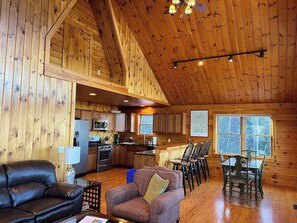 Open Concept Living & Kitchen