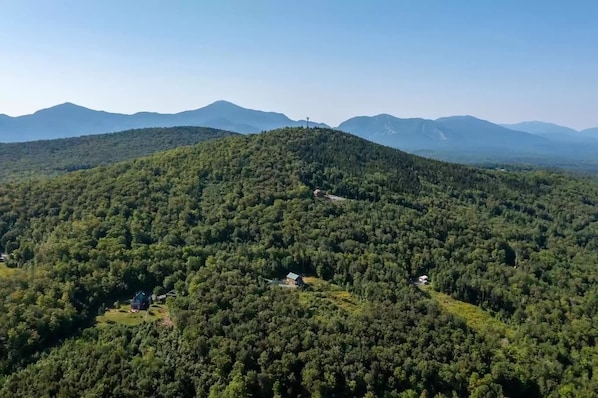 View of Cabin (Center) on Mt Agassiz