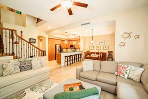 Family Room with pull out sofa