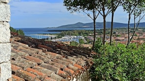 Vue depuis lâhĂ©bergement