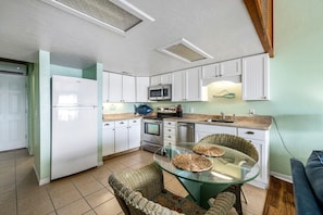 Large full kitchen with everything you need for a great stay