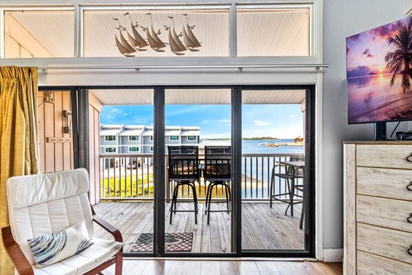A studio with style, Lighthouse Collector is a beautiful condo with high ceilings and lots of natural light