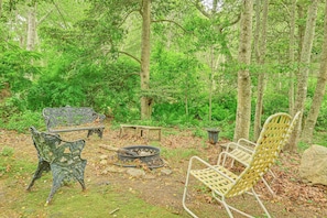 20-Acre Property | Fire Pit