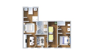 Floor plan of the home