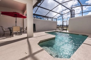 Swimming pool,Lake view