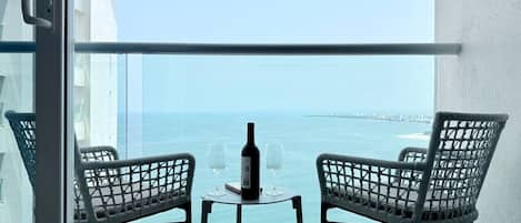 Beautiful ocean view from the 27th floor