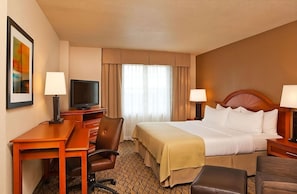 King-sized bed