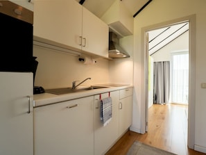 Wood, Interior Design, Flooring, Floor, Kitchen, Home, Apartment, Sink, Countertop, Tap