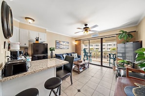 This is the main living room area of the home