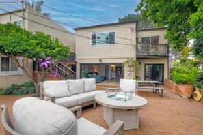 Shared fire pit out back