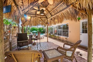 Tiki Hut Bar Area