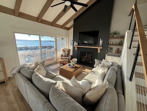 Lake view from living room