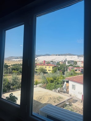 Blick vom Balkon