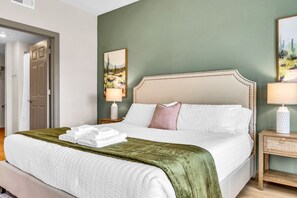 Main bedroom with king bed