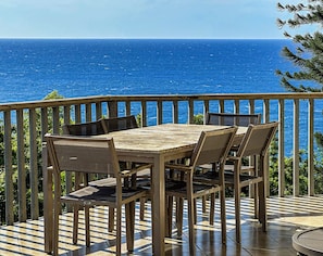 Breathtaking ocean views from the home and lanai!