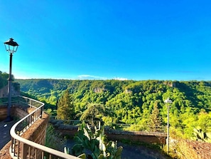 Vue depuis lâhĂ©bergement