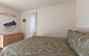 A bedroom that feels both personal and peaceful