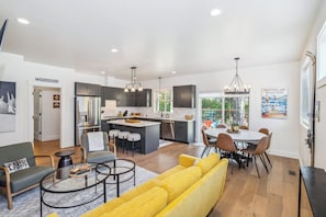 Living- kitchen- dining area- main level