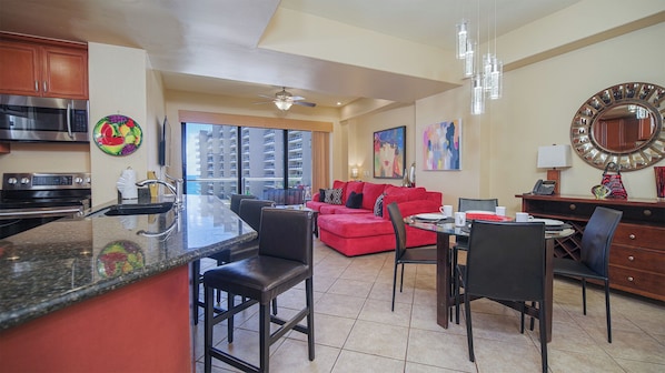Open and inviting living space.