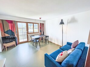 Interior Design, Ceiling, Flooring, Floor, Furniture, Apartment, Room, Chair, Wood Stain, Design