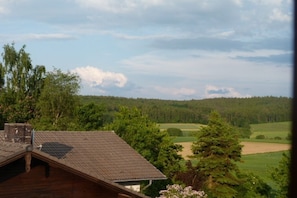 Blick von der Unterkunft