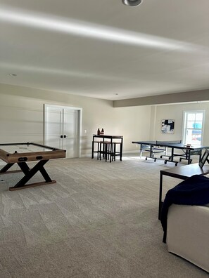 Lower level walks out to patio