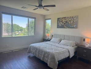 Master bedroom with amazing views