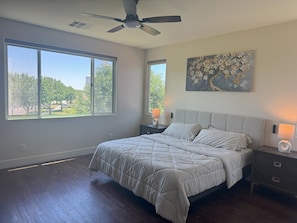 Master bedroom with amazing views