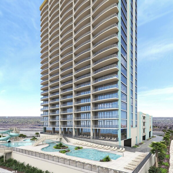 Rendering of View from the beach