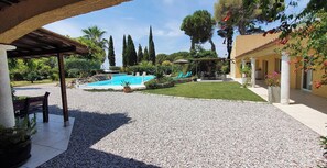 Vue sur piscine