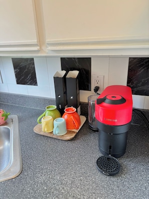 Kaffe och/eller kaffebryggare