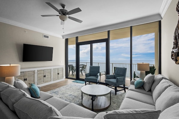 Living area on ocean