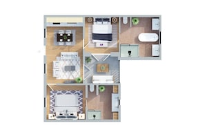 Floor plan of the home