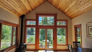View from the bed - the river can lull you to sleep