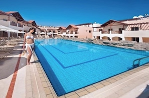 Vue sur piscine