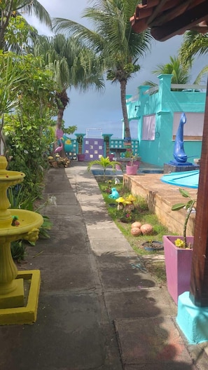 Interior entrance
