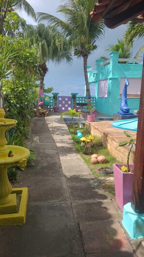 Interior entrance