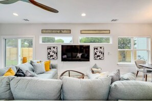 Open concept living area