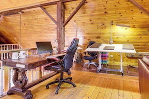 Living Area | Workspace w/ Monitor | Drafting Table