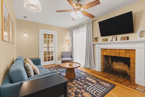 Enjoy the coziness of our main living area! Perfect for catching up on shows or basking in the natural light!