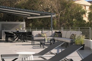 Curl up with a book or glass of wine in serene surroundings.