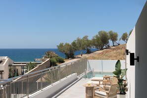 The heated pool (can be heated with additional fee) for year-round dips.